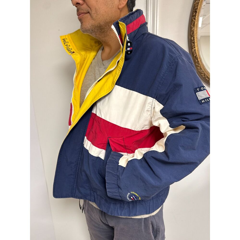 Vintage Tommy Hilfiger Sailing Gear Jacket 90s Sz M